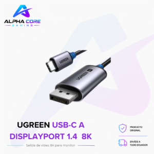 cable UGREEN USB-C a DisplayPort 1.4 8K 60 Hz