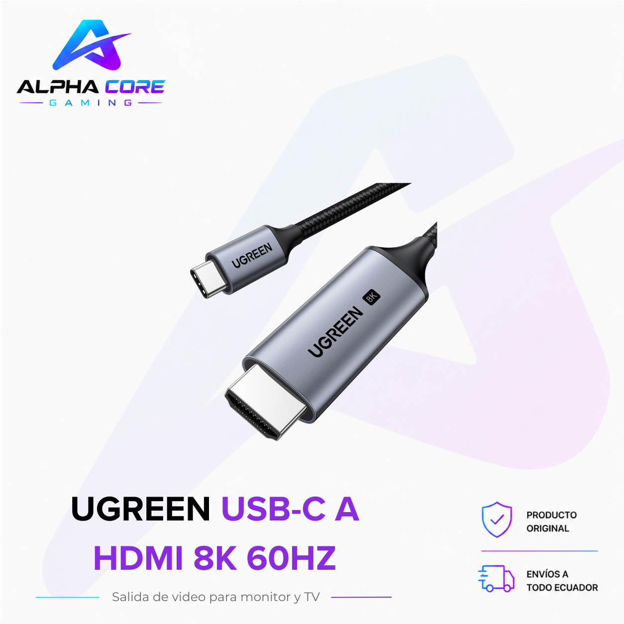 cable UGREEN USB-C a HDMI 8K
