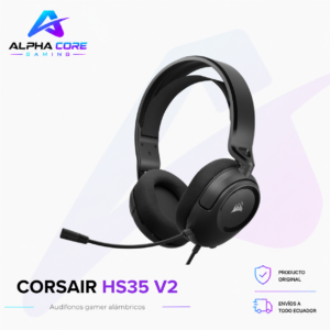 audífonos gamer Corsair HS35 v2 con conexión de 3,5 mm