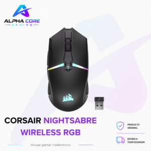 mouse Corsair NIGHTSABRE WIRELESS RGB