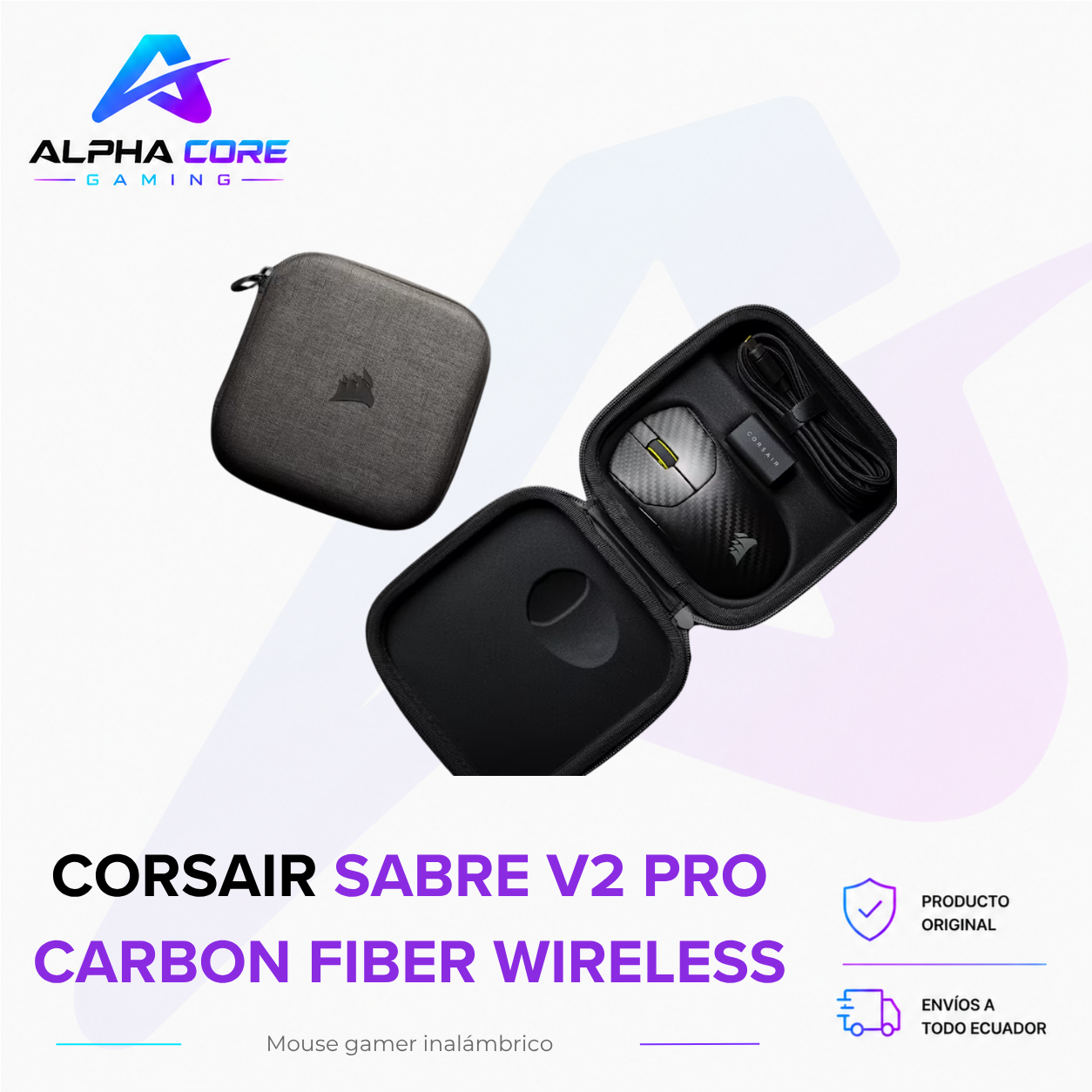 Corsair SABRE v2 PRO CARBON FIBER WIRELESS - Imagen 4