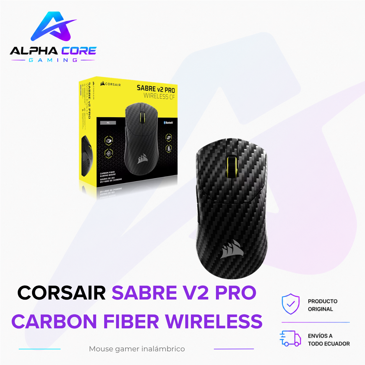 Corsair SABRE v2 PRO CARBON FIBER WIRELESS - Imagen 5