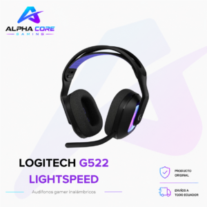 audífonos gamer inalámbricos Logitech G522 LIGHTSPEED con RGB