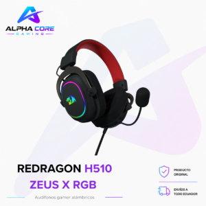 audífonos gamer Redragon H510 ZEUS X RGB USB