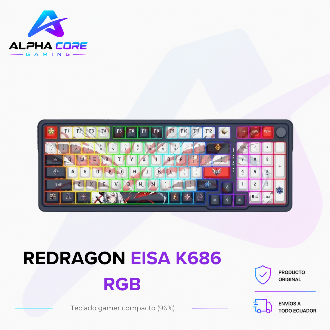 Redragon EISA K686 RGB - Imagen 2