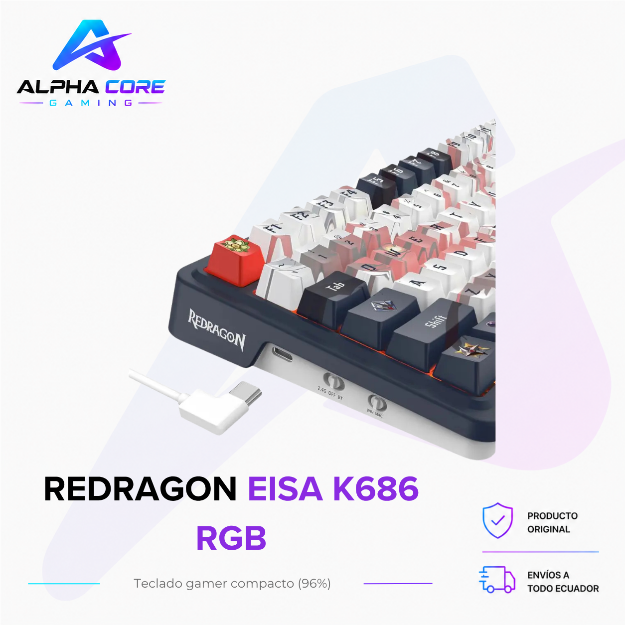 Redragon EISA K686 RGB - Imagen 6