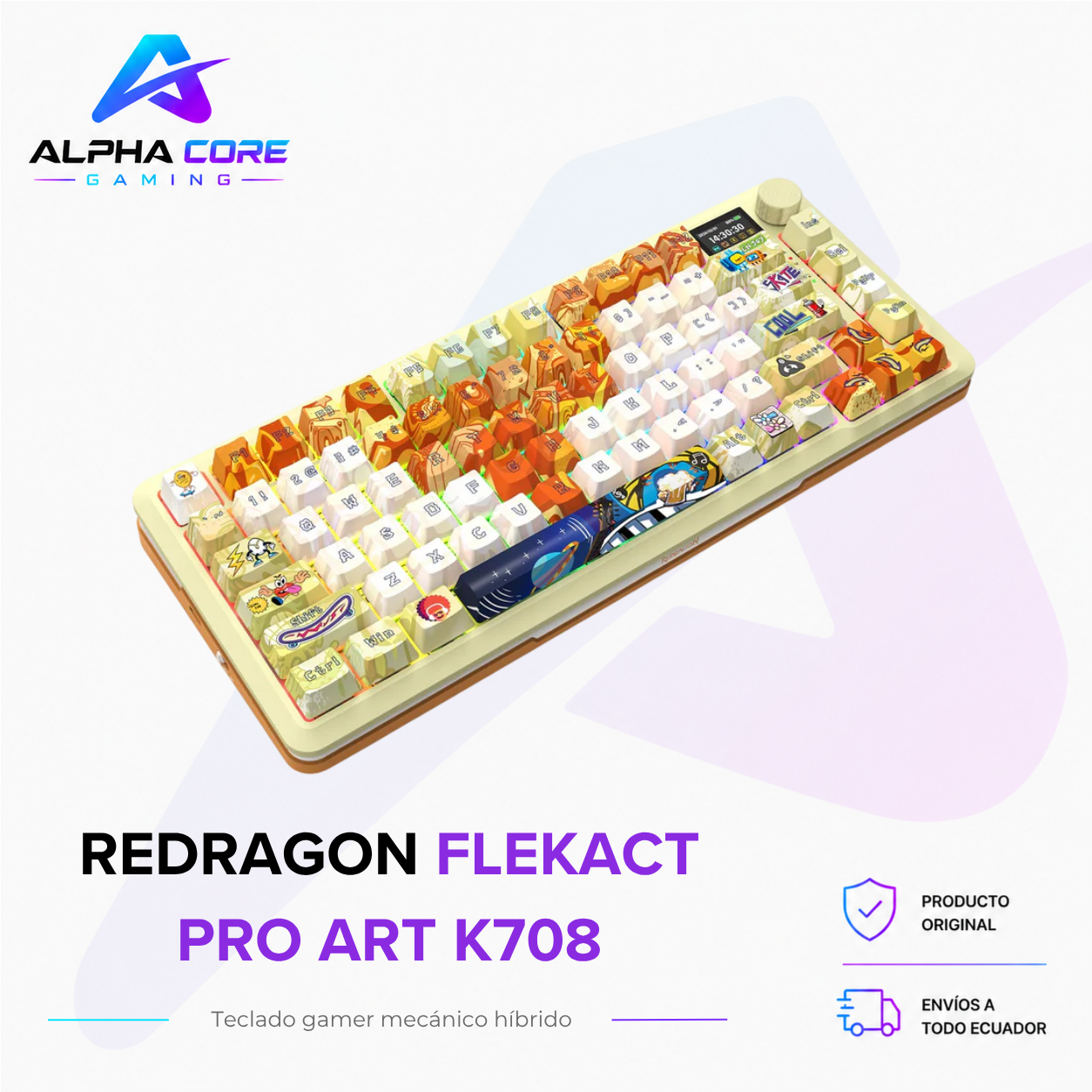 Redragon FLEKACT PRO ART K708 - Imagen 3