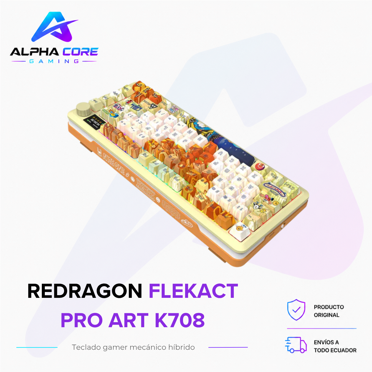 Redragon FLEKACT PRO ART K708 - Imagen 5