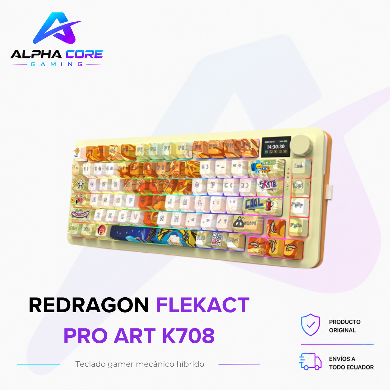 Redragon FLEKACT PRO ART K708 - Imagen 6